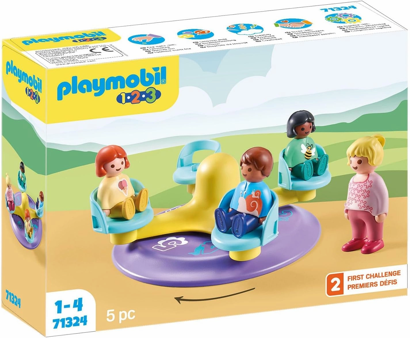 Playmobil Toys Playmobil 1.2.3 Number-Merry-Go-Round