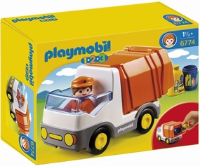 Playmobil Toys Playmobil 6774 1.2.3 Recycling Truck with Sorting Function