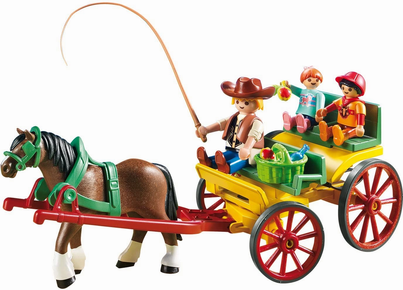 Playmobil Toys Playmobil 6932 Country Horse-Drawn Wagon with Children and Driver