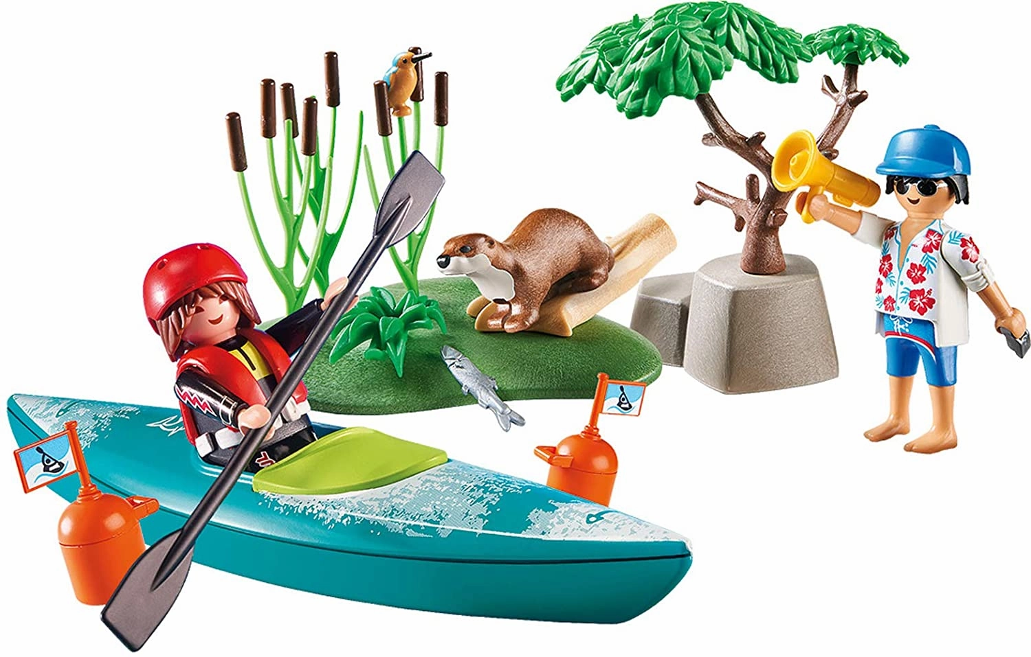 Playmobil Toys Playmobil 70035 Kayak Adventure Starter Pack