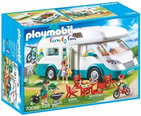 Playmobil Toys Playmobil 70088 Family Fun Camper Van with Furniture