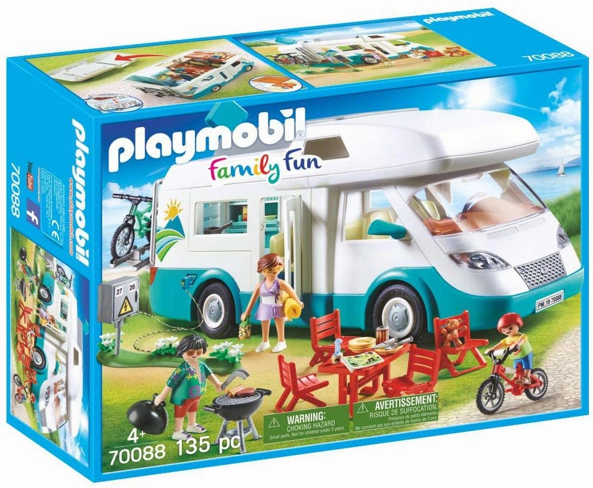 Playmobil Toys Playmobil 70088 Family Fun Camper Van with Furniture