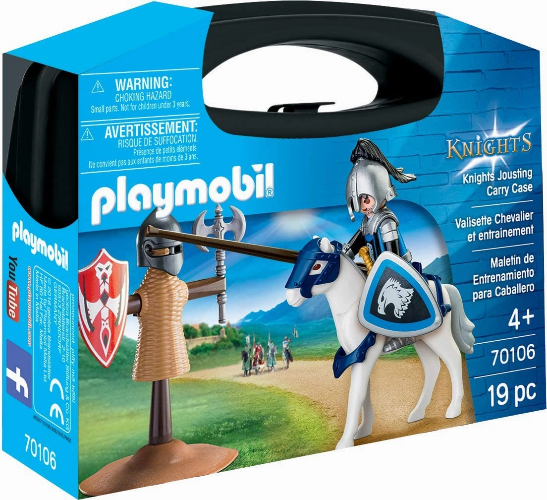 Playmobil Toys Playmobil 70106 Knights Jousting Carry Case