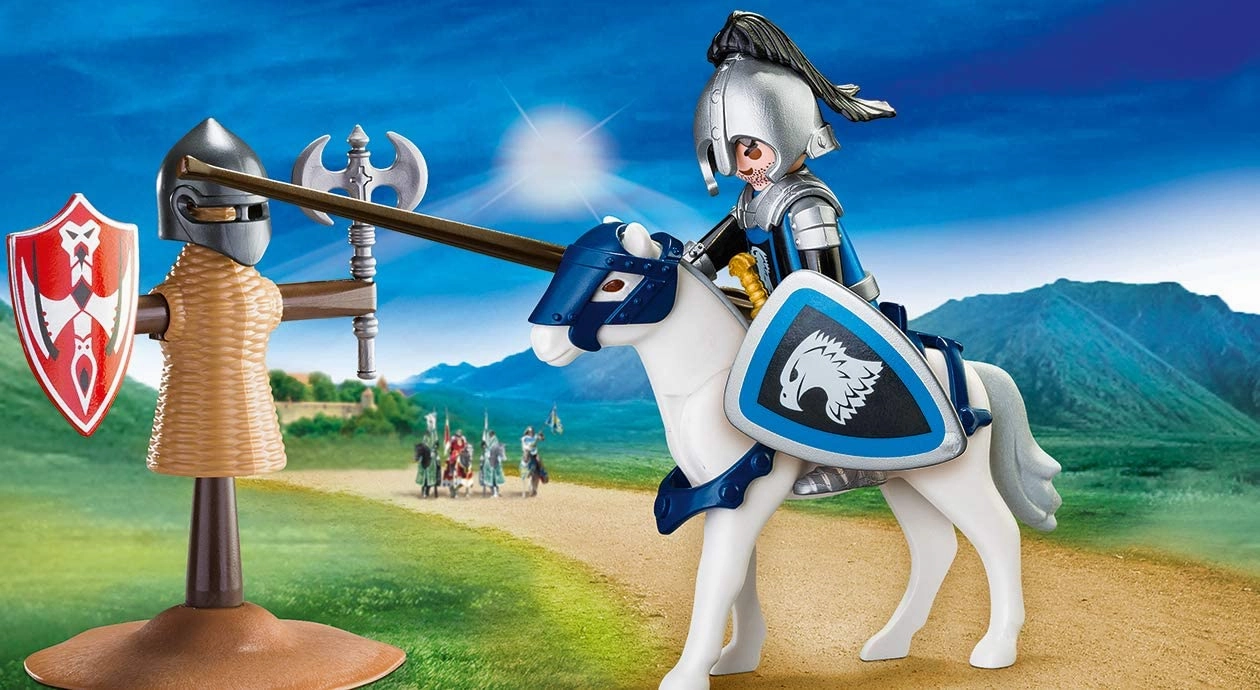 Playmobil Toys Playmobil 70106 Knights Jousting Carry Case