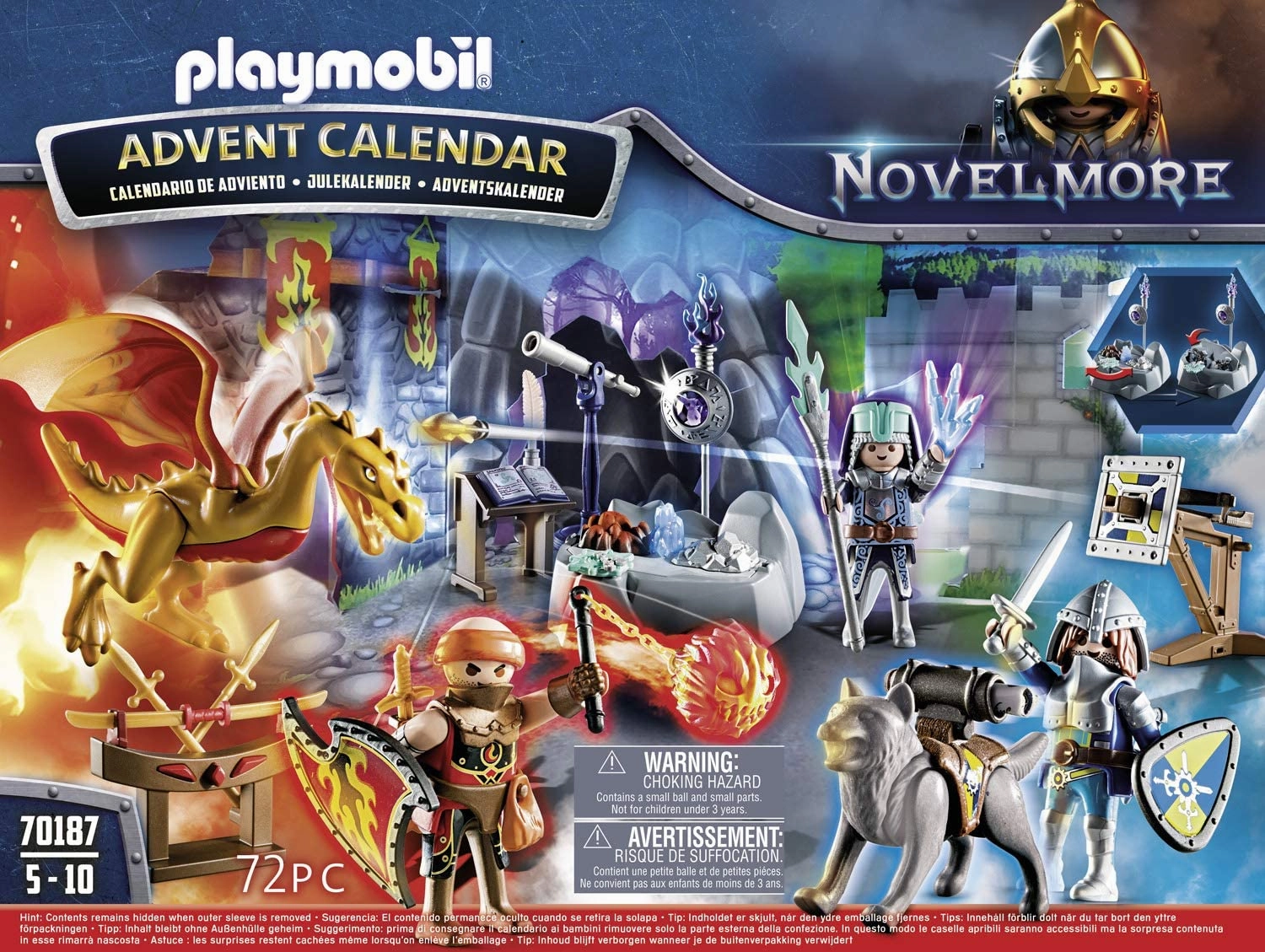 Playmobil Toys Playmobil 70187 Knights of Novelmore Advent Calendar