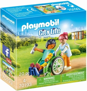 Playmobil Toys Playmobil 70194 City Life Grandma with Rollator 4 Years Colourful