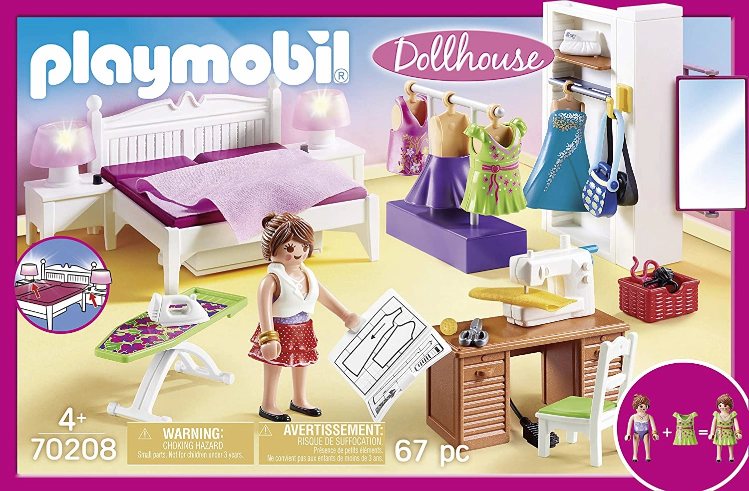 Playmobil Toys Playmobil 70208 Room with Sewing Space