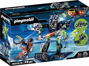 Playmobil Toys PLAYMOBIL 70233 Top Agents V Arctic Rebels Ice Robot, for Children Ages 6 