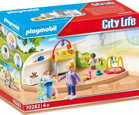 Playmobil Toys Playmobil 70282 City Life Toddler Room for Children Ages 4 