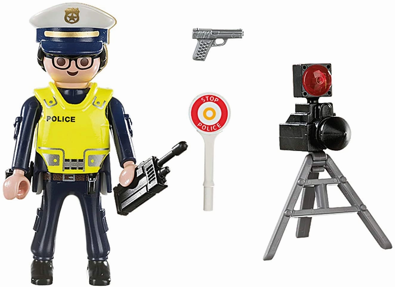 Playmobil Toys Playmobil 70305 Special Plus Police Officer with Speed Trap