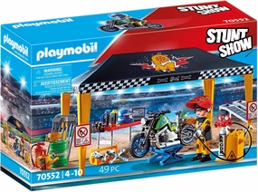 Playmobil Toys Playmobil 70552 Stunt Show Service Tent, for Children Ages 4 - 10