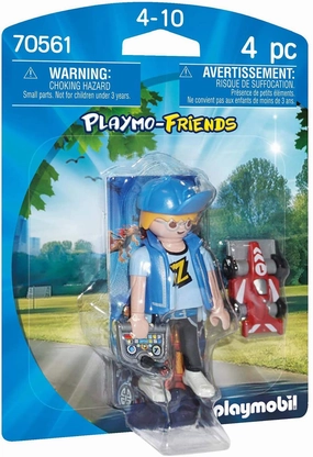 Playmobil Toys Playmobil 70561 Playmo Friends Boy with Rc Car for Children Ages 4 