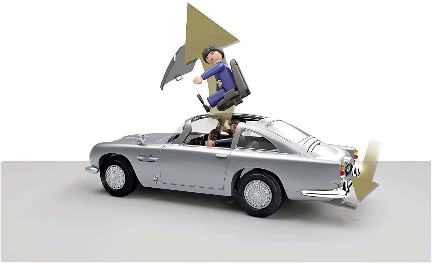 Playmobil Toys PLAYMOBIL 70578 JAMES BOND ASTON MARTIN DB5 - GOLDFINGER EDITION, For James Bond