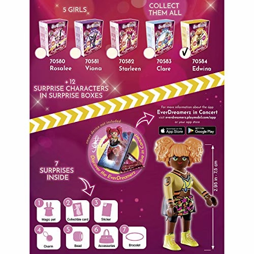 Playmobil Toys Playmobil 70584 EverDreamerz Edwina - Music World