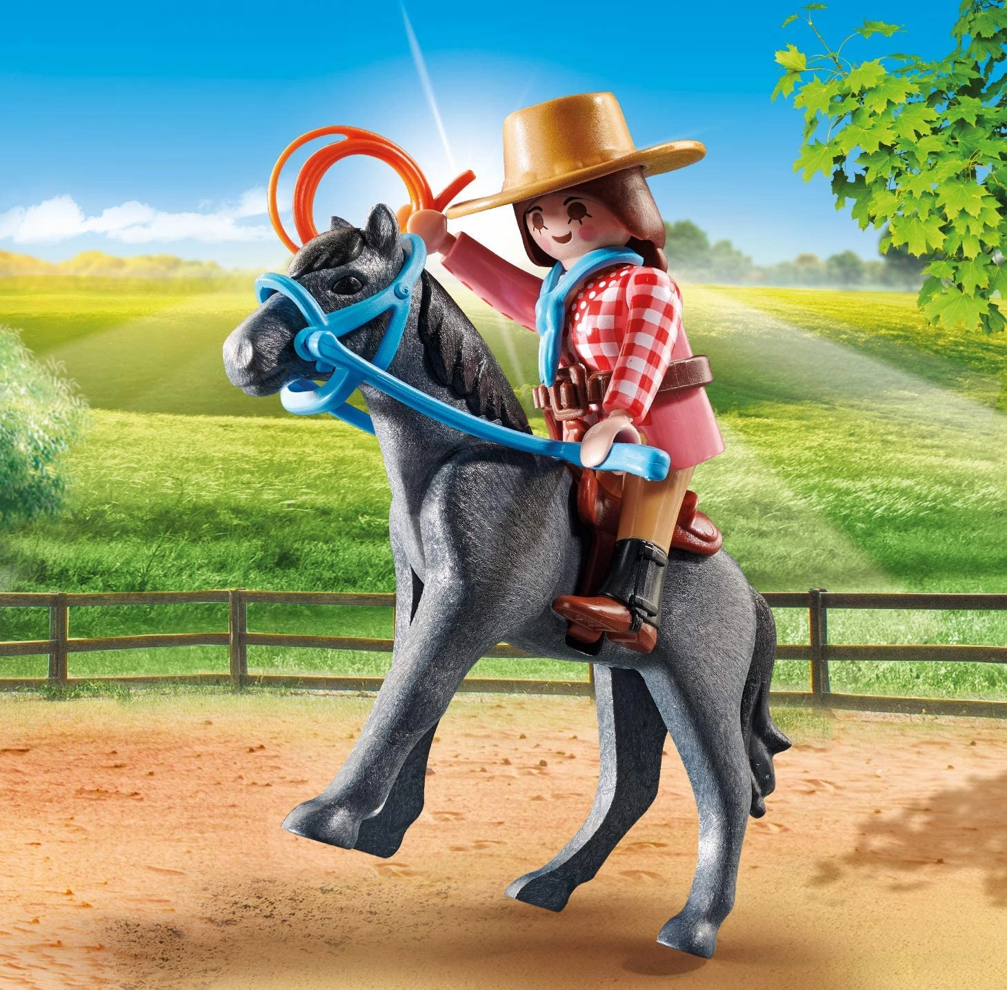 Playmobil Toys Playmobil 70602 Special Plus Western Horseback Ride, Multicoloured, One Size