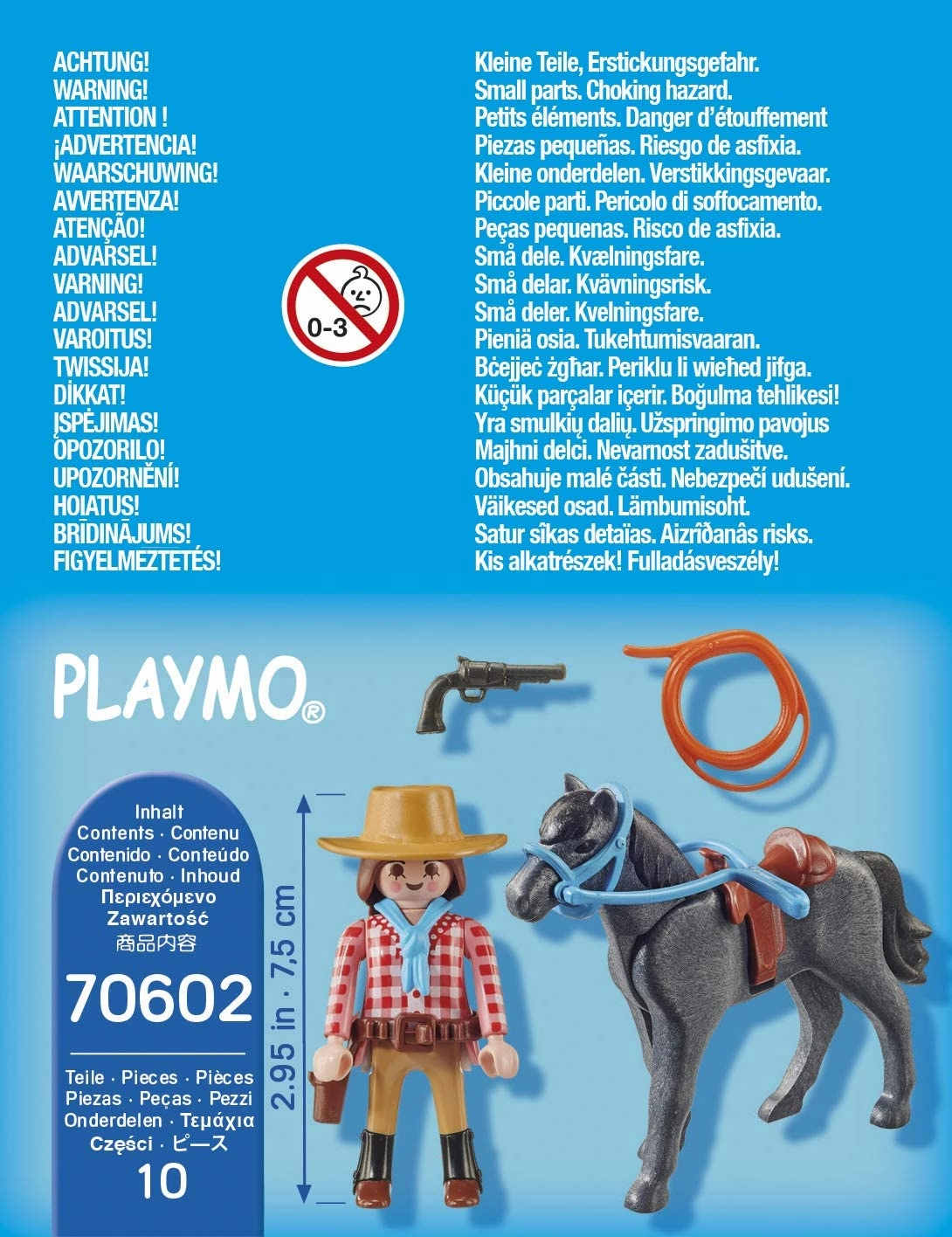 Playmobil Toys Playmobil 70602 Special Plus Western Horseback Ride, Multicoloured, One Size