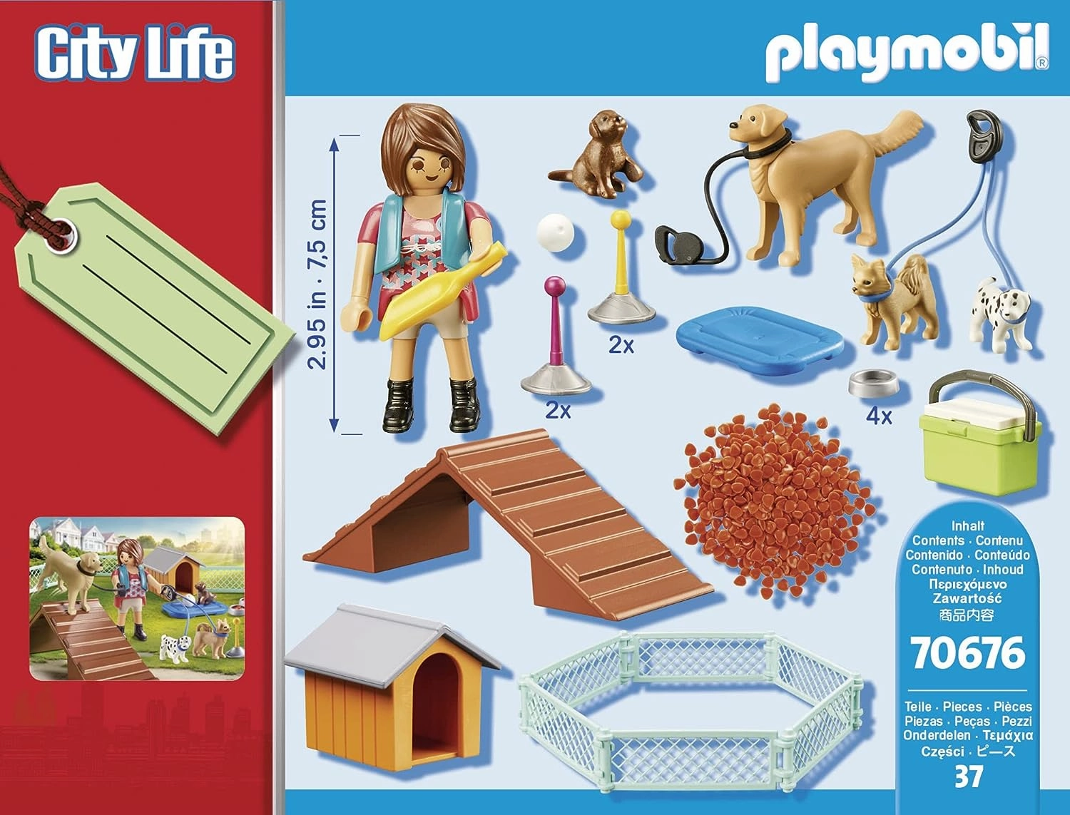 Playmobil Toys Playmobil 70676 Dog Trainer Gift Set, Fun Imaginative Role-Play, PlaySets Suitable for Children