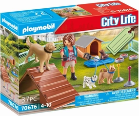 Playmobil Toys Playmobil 70676 Dog Trainer Gift Set, Fun Imaginative Role-Play, PlaySets Suitable for Children