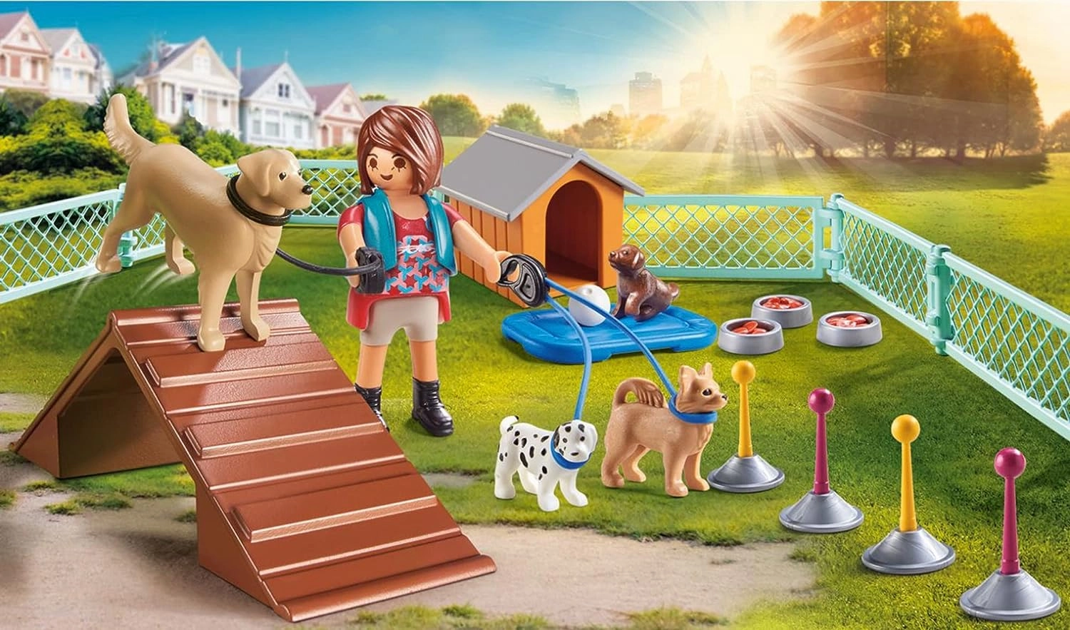 Playmobil Toys Playmobil 70676 Dog Trainer Gift Set, Fun Imaginative Role-Play, PlaySets Suitable for Children