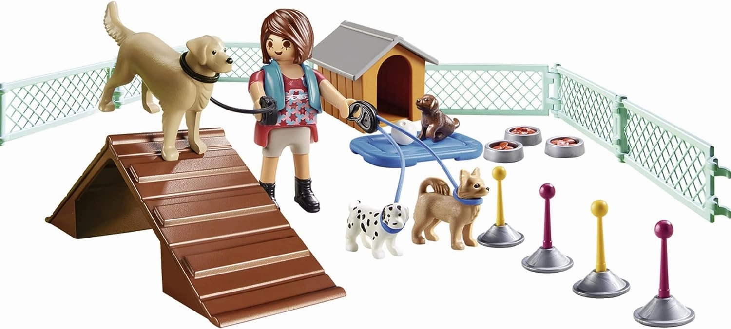 Playmobil Toys Playmobil 70676 Dog Trainer Gift Set, Fun Imaginative Role-Play, PlaySets Suitable for Children