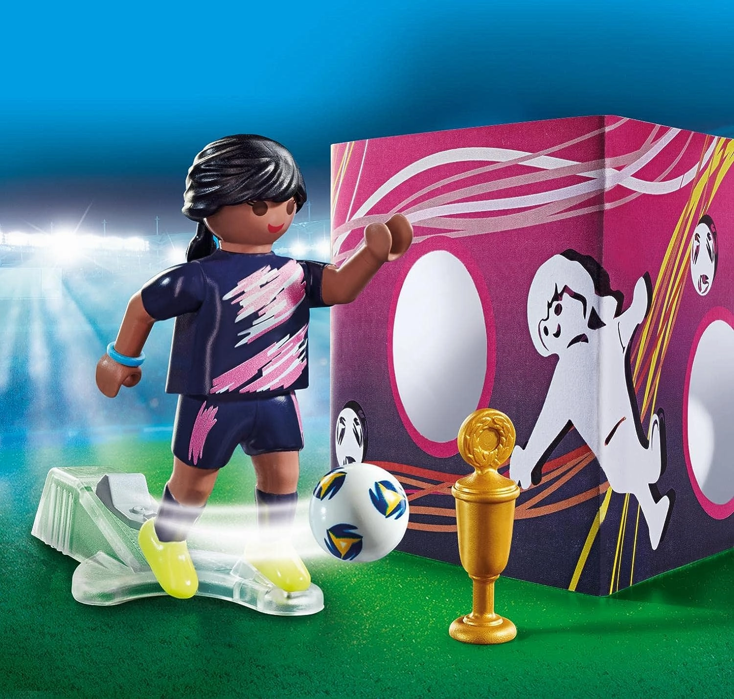 Playmobil Toys Playmobil 70875 Female Soccer Player, Fun Imaginative Role-Play, PlaySets Suitable for Children