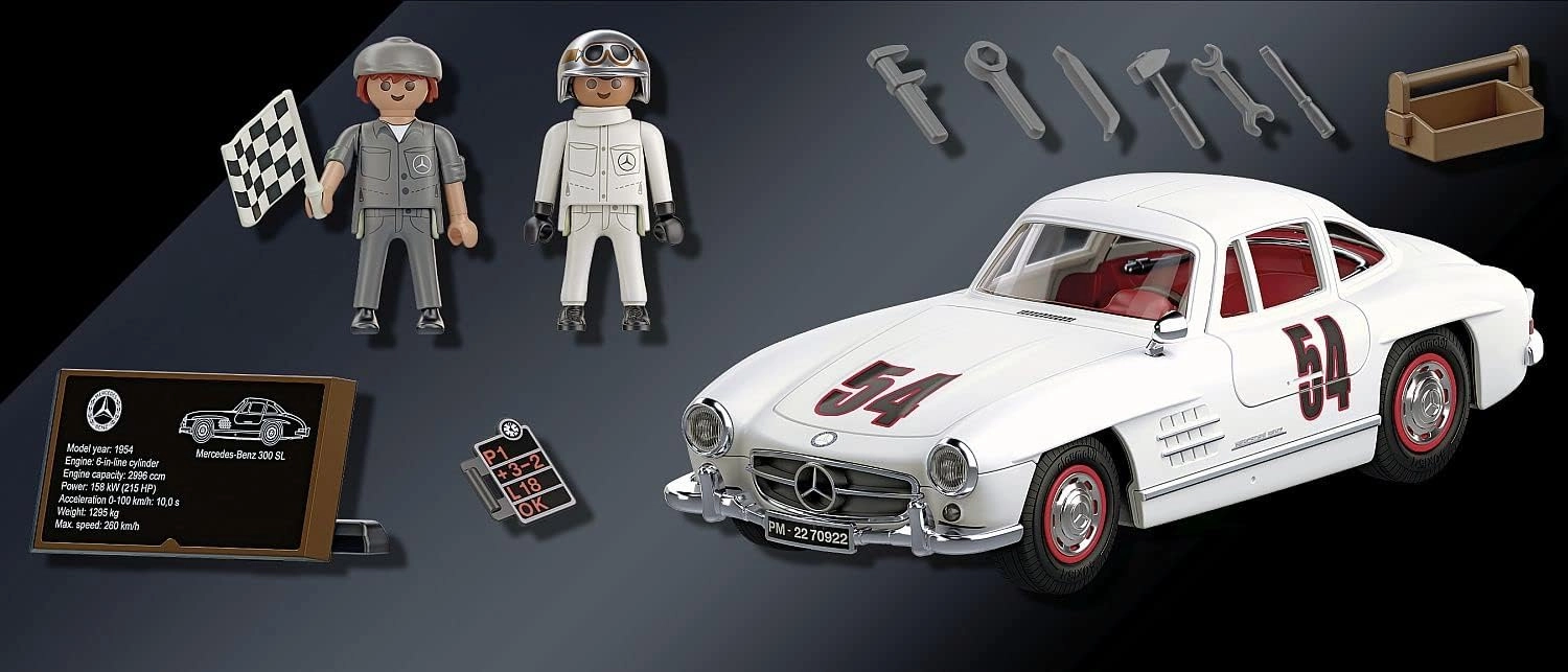 Playmobil Toys Playmobil 70922 Mercedes-Benz 300 SL, Model Car for Adults or Toy Car for Children
