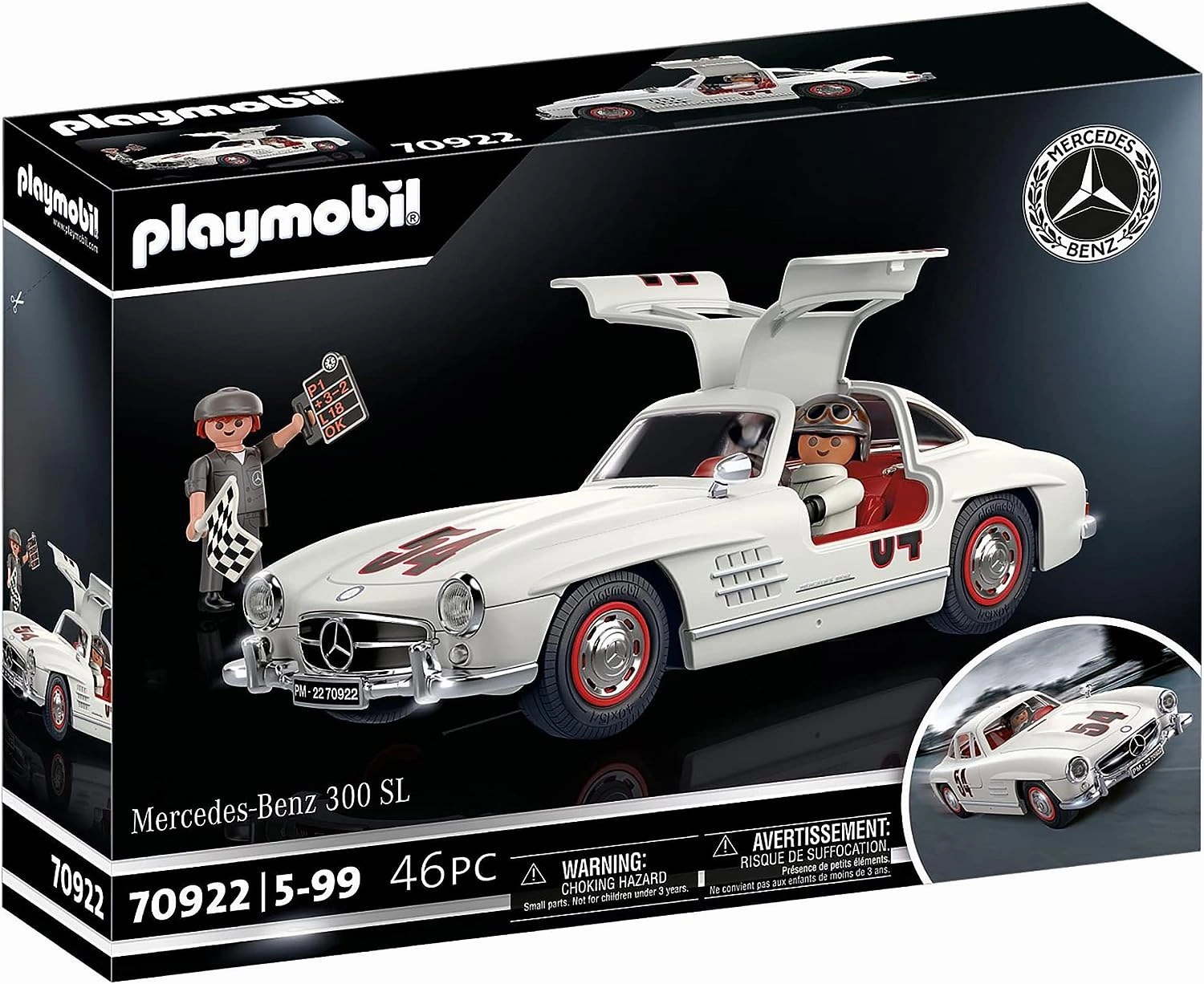 Playmobil Toys Playmobil 70922 Mercedes-Benz 300 SL, Model Car for Adults or Toy Car for Children