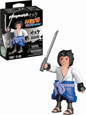 Playmobil Toys Playmobil 71097 Naruto: Sasuke Figure Set, Naruto Shippuden anime collectors Figure