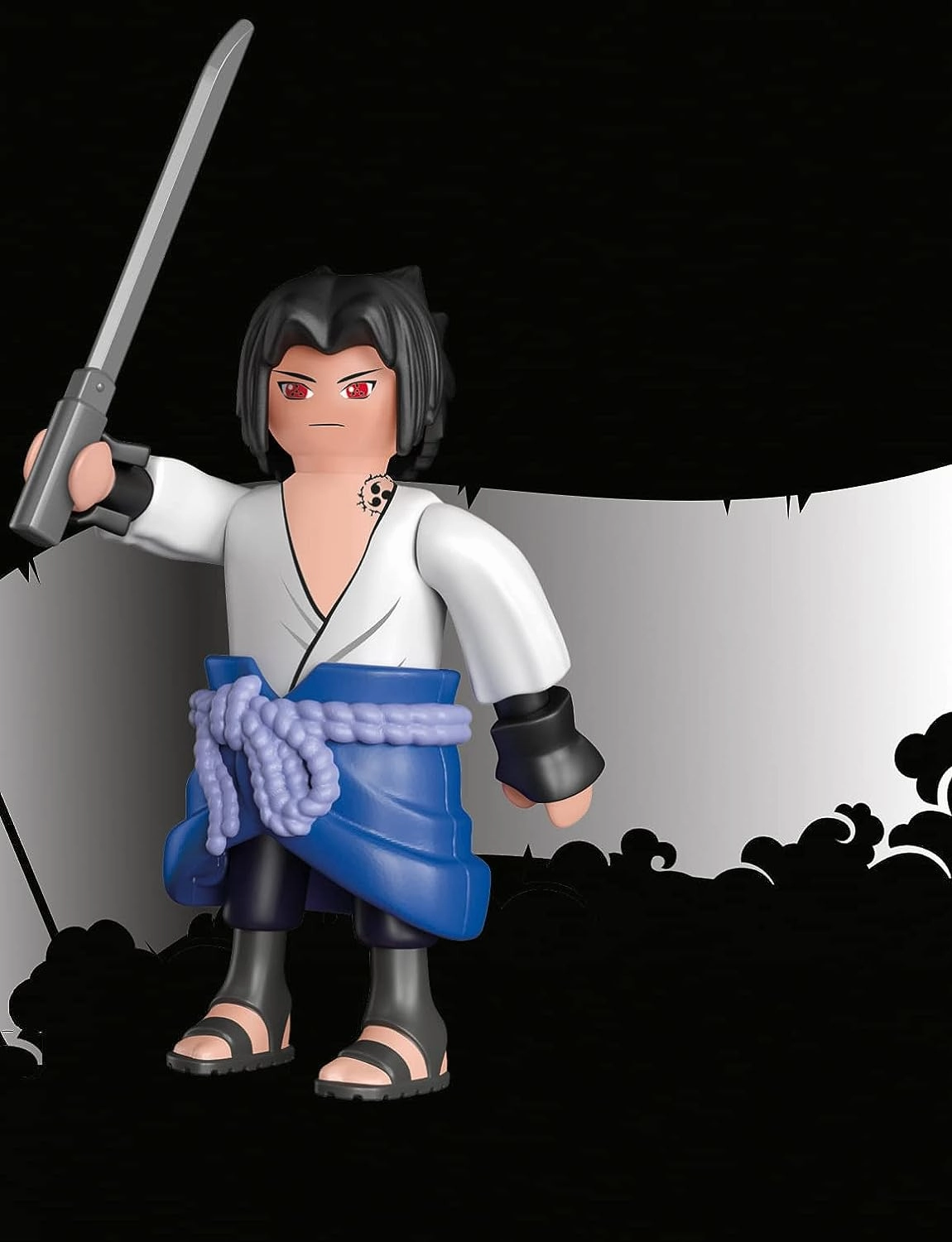 Playmobil Toys Playmobil 71097 Naruto: Sasuke Figure Set, Naruto Shippuden anime collectors Figure
