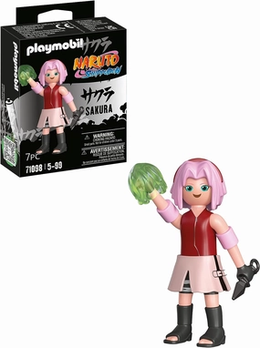 Playmobil Toys Playmobil 71098 Naruto: Sakura Figure Set, Naruto Shippuden anime collectors Figure