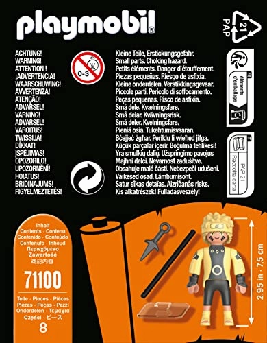 Playmobil Toys Playmobil 71100 Naruto: Naruto Rikudou Senin Mode Figure Set