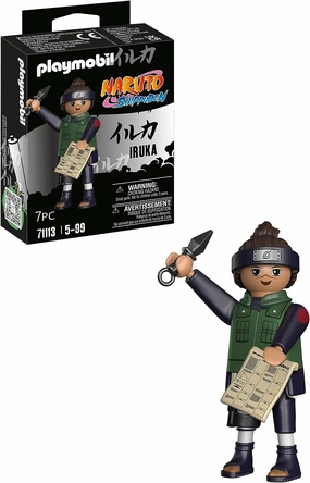 Playmobil Toys Playmobil 71113 Naruto: Iruka Figure Set, Naruto Shippuden anime collectors Figure