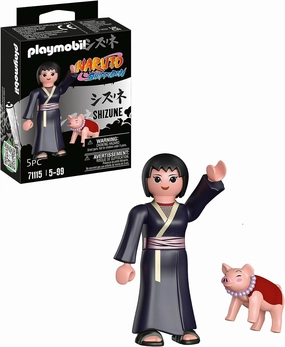 Playmobil Toys Playmobil 71115 Naruto: Shizune Figure Set, Naruto Shippuden Anime Collectors Figure