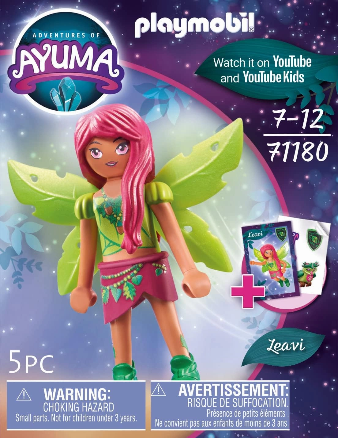 Playmobil Toys Playmobil 71180 Adventures of Ayuma - Forest FAiry Leavi, fAiries, Mystical Adventures, Fun Imaginative Role-Play, Playset Suitable for Children
