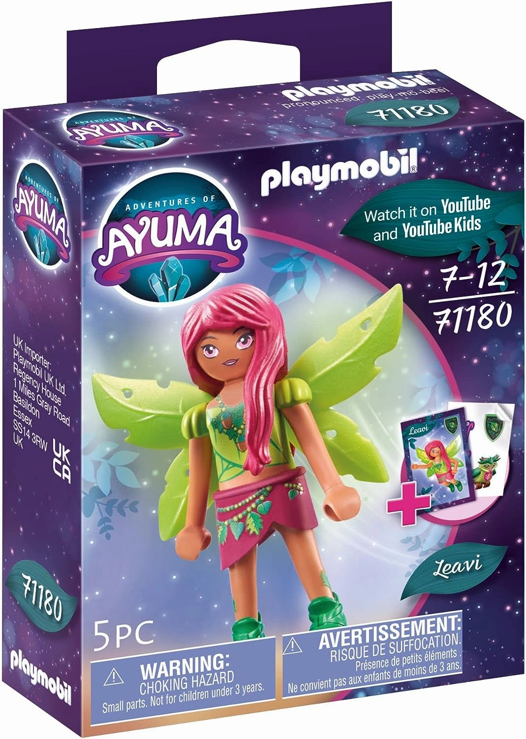 Playmobil Toys Playmobil 71180 Adventures of Ayuma - Forest FAiry Leavi, fAiries, Mystical Adventures, Fun Imaginative Role-Play, Playset Suitable for Children