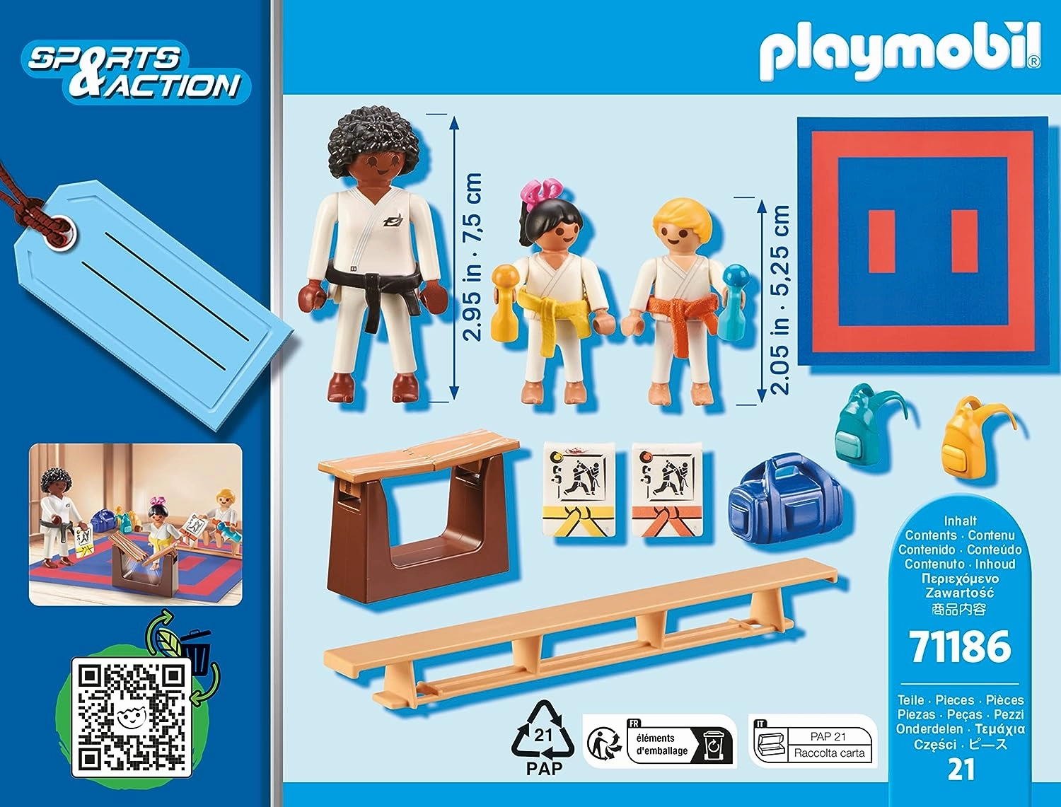 Playmobil Toys Playmobil 71186 Karate Training
