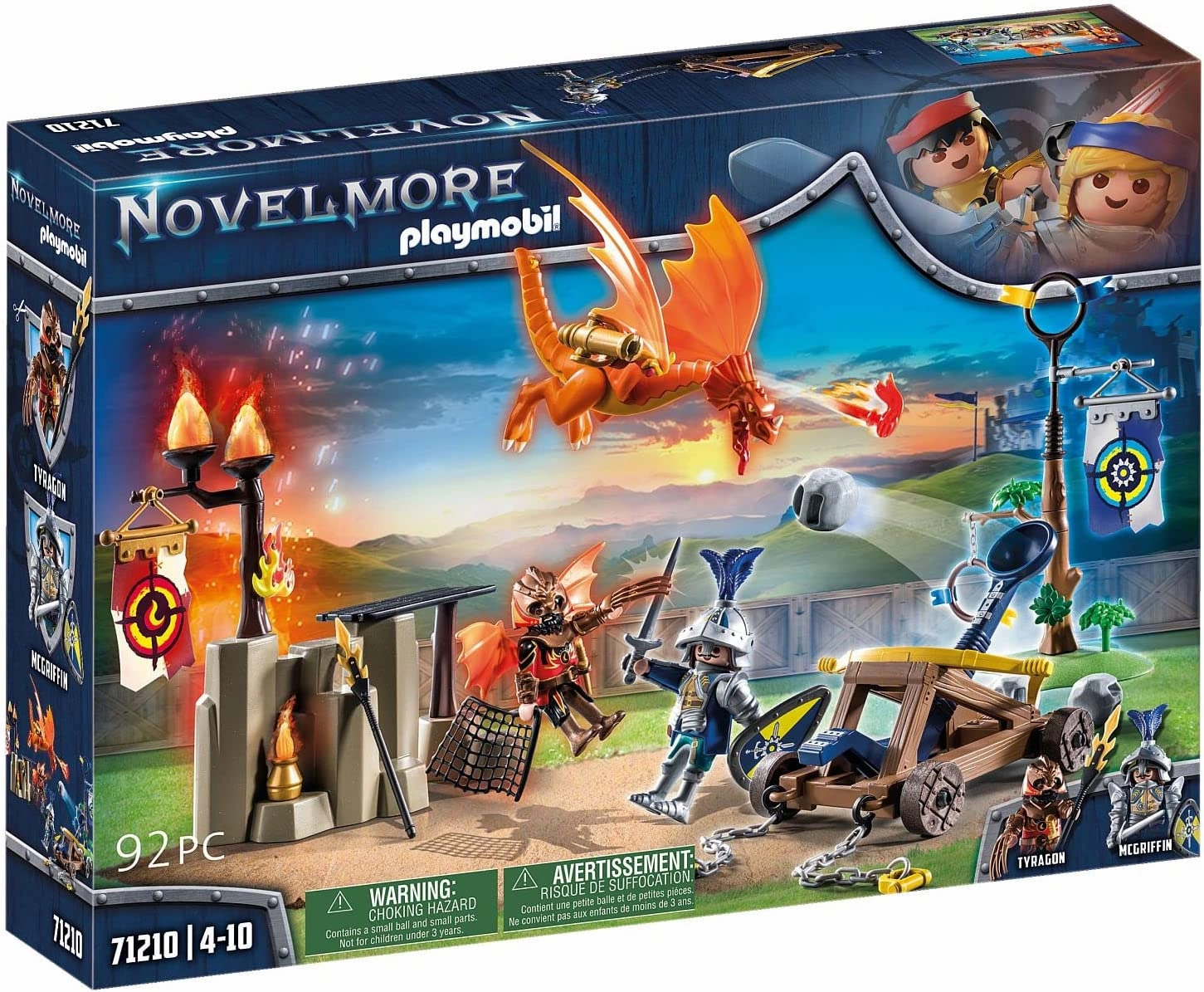 Playmobil Toys Playmobil 71210 Novelmore vs. Burnham Raiders - Battle Arena