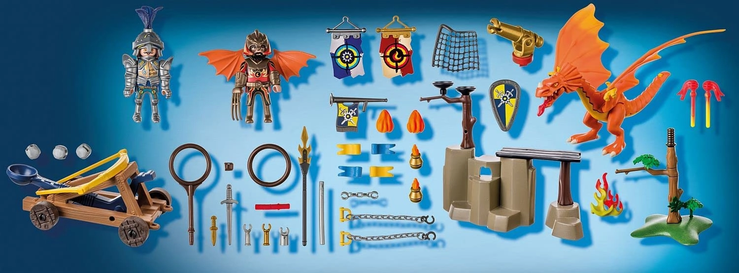 Playmobil Toys Playmobil 71210 Novelmore vs. Burnham Raiders - Battle Arena