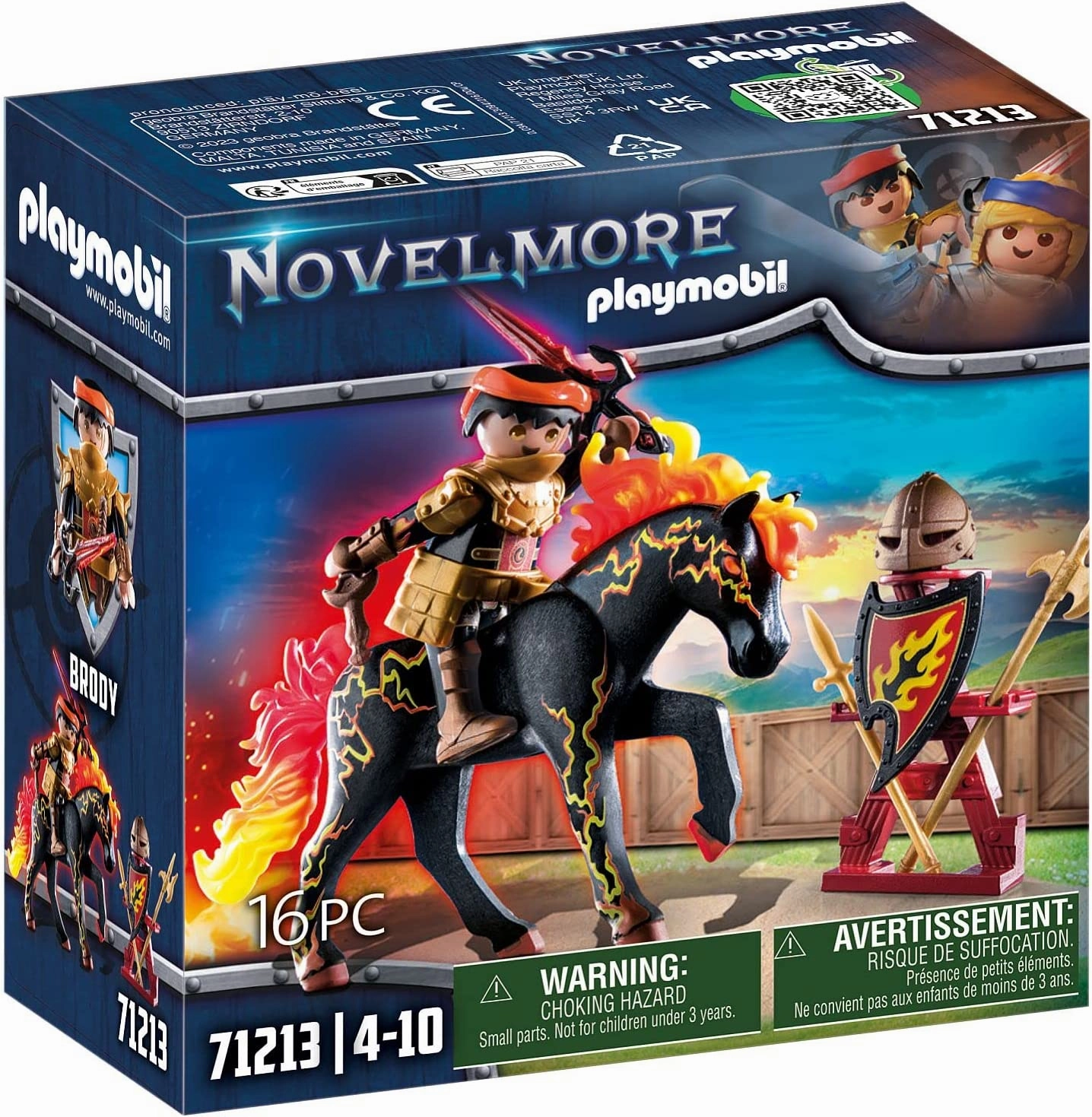 Playmobil Toys Playmobil 71213 Burnham Raiders - Fire Knight