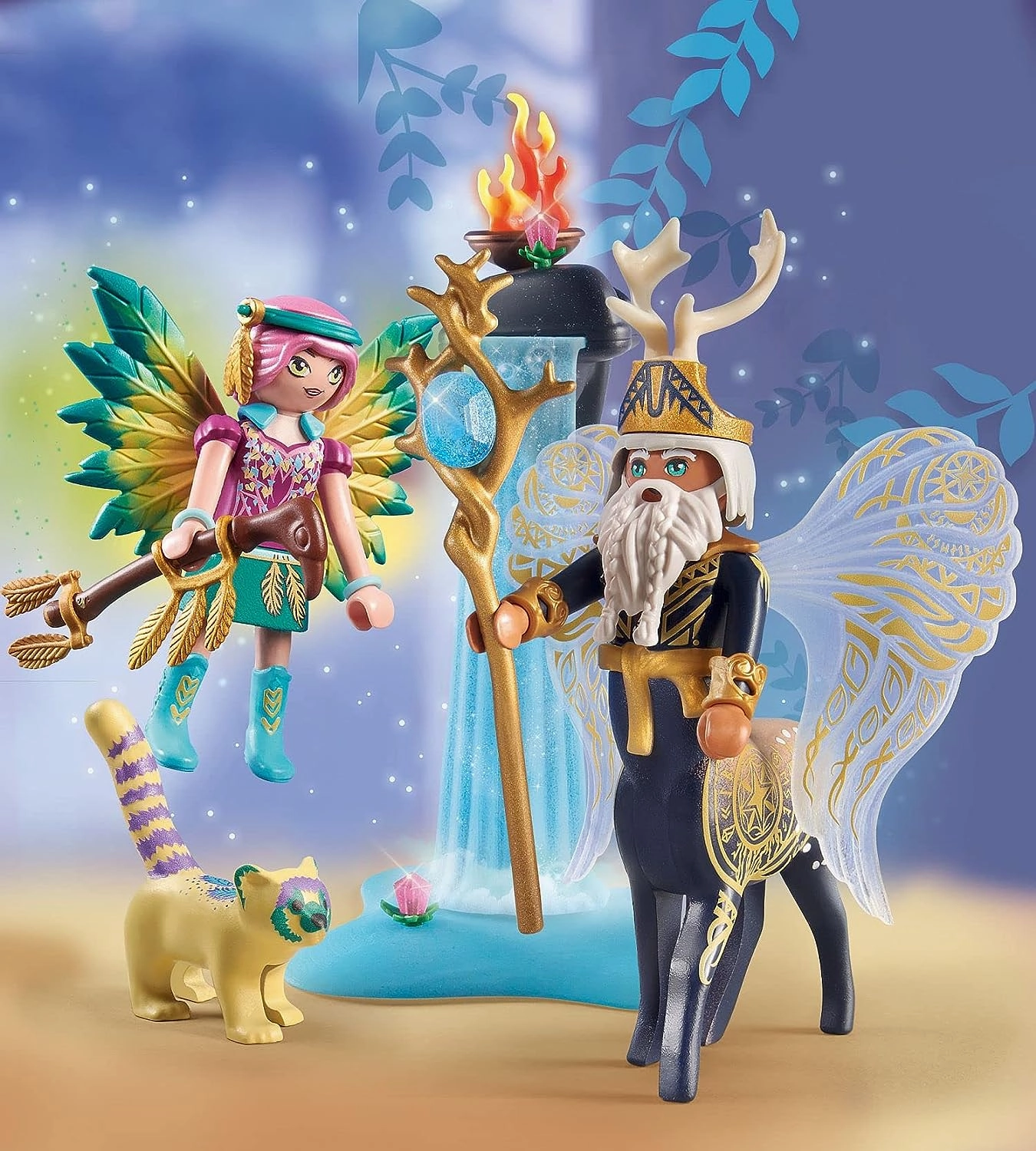 Playmobil Toys Playmobil 71235 Adventures of Ayuma Abjatus with Knight FAiry Hildi, fAiries, Mystical Adventures, Fun Imaginative Role-Play, Playset
