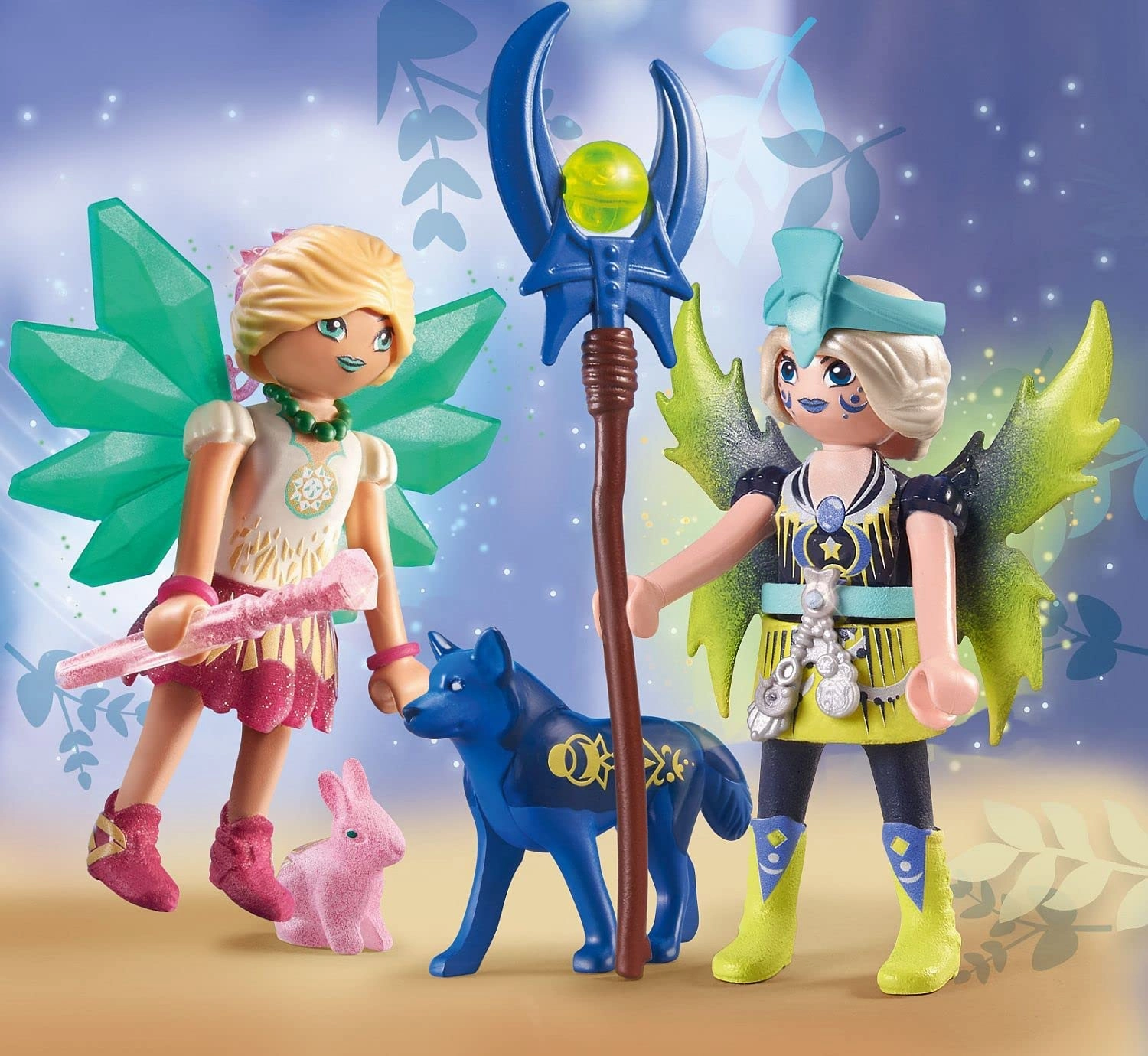 Playmobil Toys Playmobil 71236 Adventures of Ayuma Crystal and Moon Fairy with Soul Animals