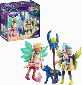 Playmobil Toys Playmobil 71236 Adventures of Ayuma Crystal and Moon Fairy with Soul Animals