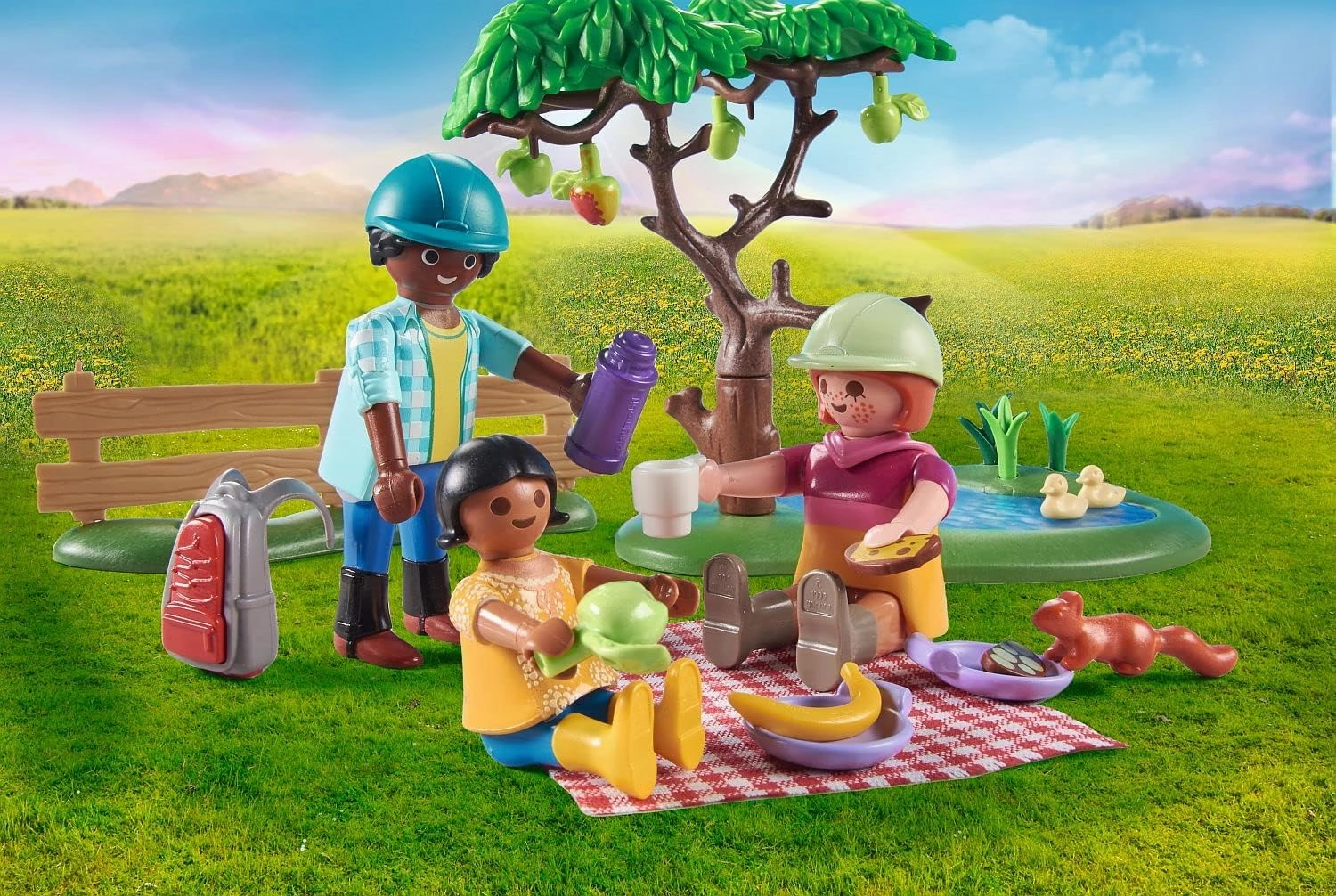 Playmobil Toys Playmobil 71239 Country Picnic Outing with Horses, pony Farm, Horse Toys, Fun Imaginative Role-Play