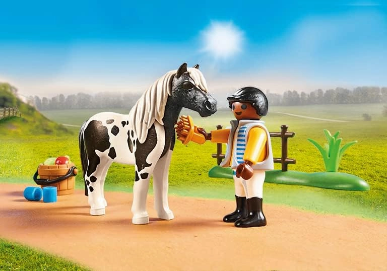 Playmobil Toys Playmobil 71242 Country Riding Lessons, pony Farm, Horse Toys, Fun Imaginative Role-Play, Playset Suitable for Children