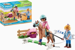 Playmobil Toys Playmobil 71242 Country Riding Lessons, pony Farm, Horse Toys, Fun Imaginative Role-Play, Playset Suitable for Children