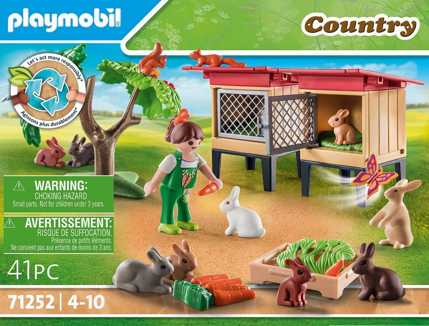 Playmobil Toys Playmobil 71252 Country Rabbit Hutch