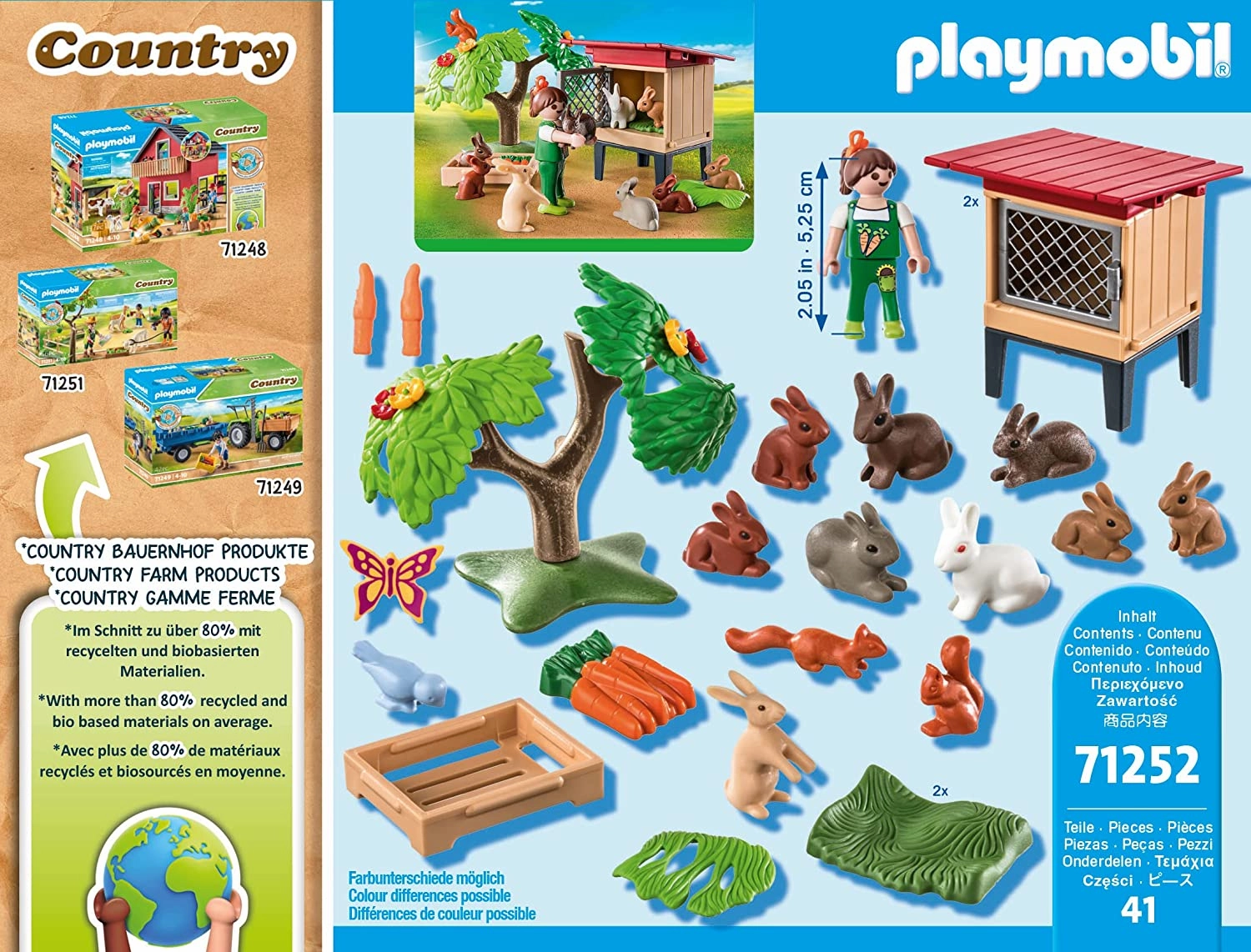 Playmobil Toys Playmobil 71252 Country Rabbit Hutch