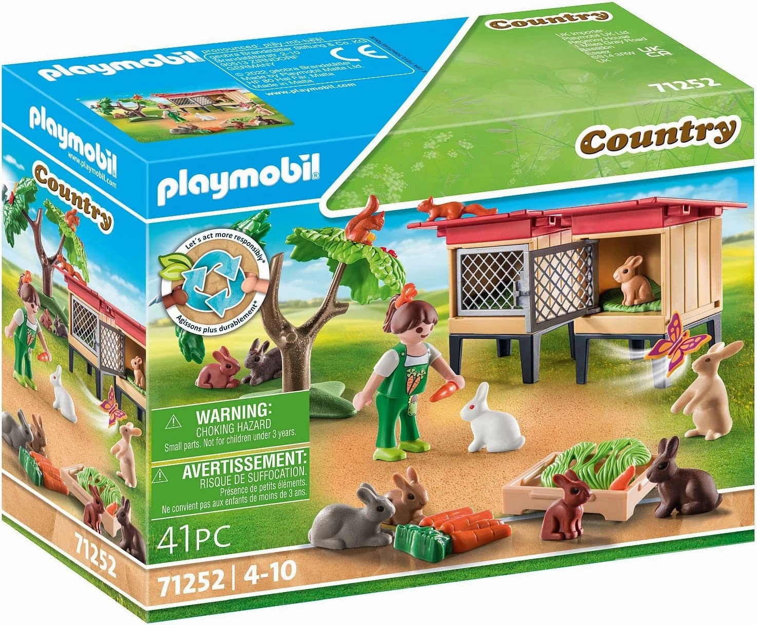 Playmobil Toys Playmobil 71252 Country Rabbit Hutch
