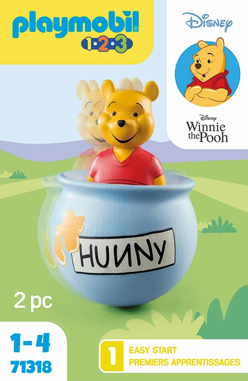 Playmobil Toys Playmobil 71318 1.2.3 & Disney: Winnie's Counter Balance Honey Pot, Disney