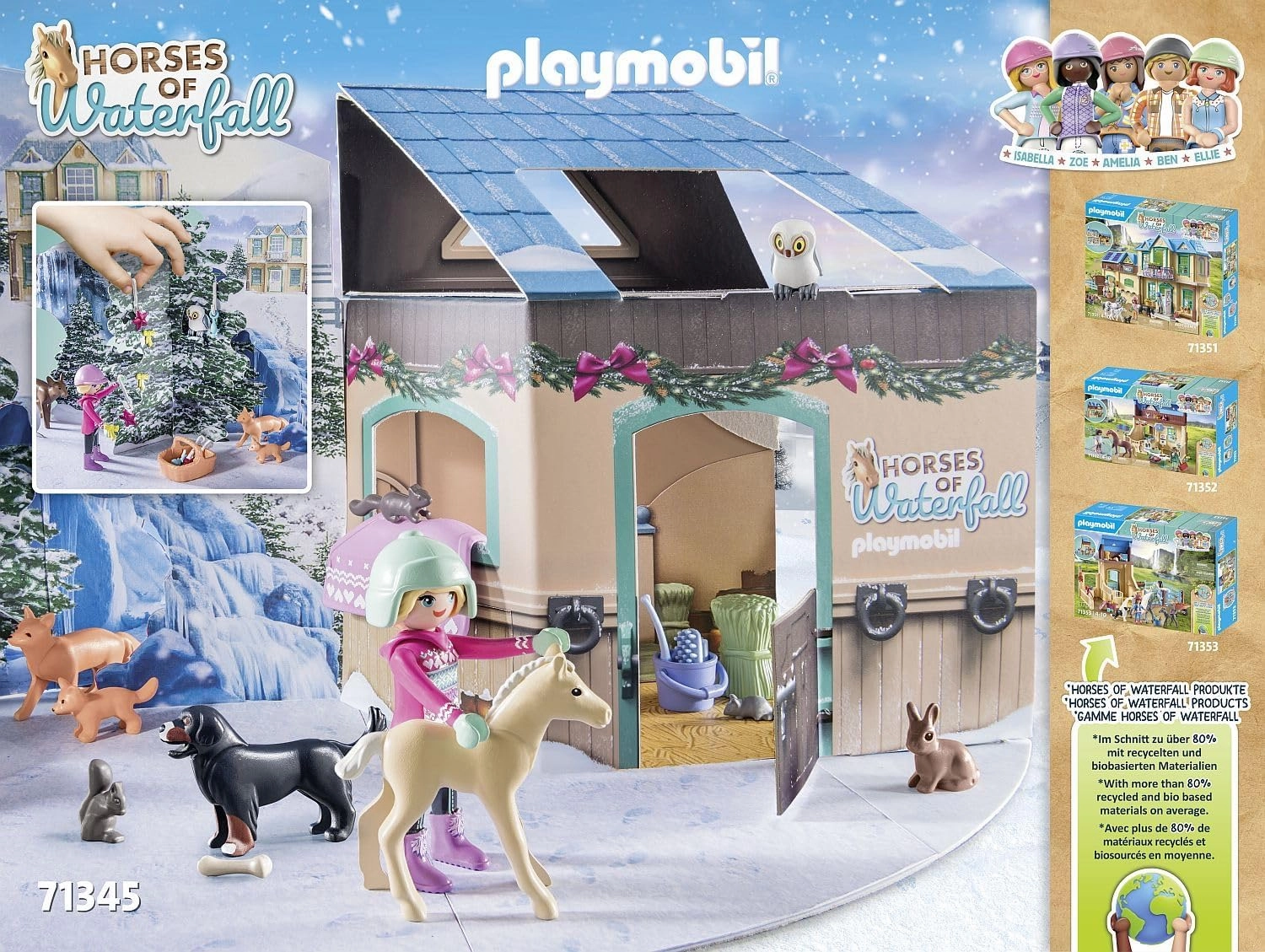 Playmobil Toys Playmobil 71345 Advent Calendar - Christmas Sleigh Ride